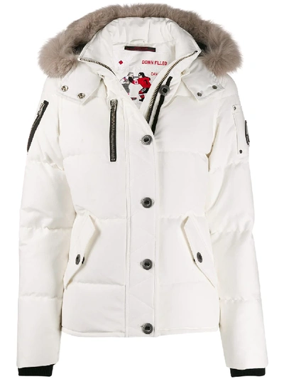 Shop Moose Knuckles 3q Jacket In White