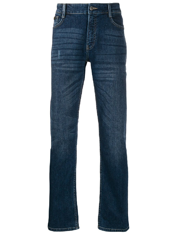 Plein Sport Jeans Mit Geradem Bein In Blue | ModeSens