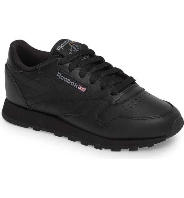 reebok classic leather black 3912