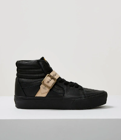 Shop Vivienne Westwood Ua Sk8-hi Platform Ps Black Leather