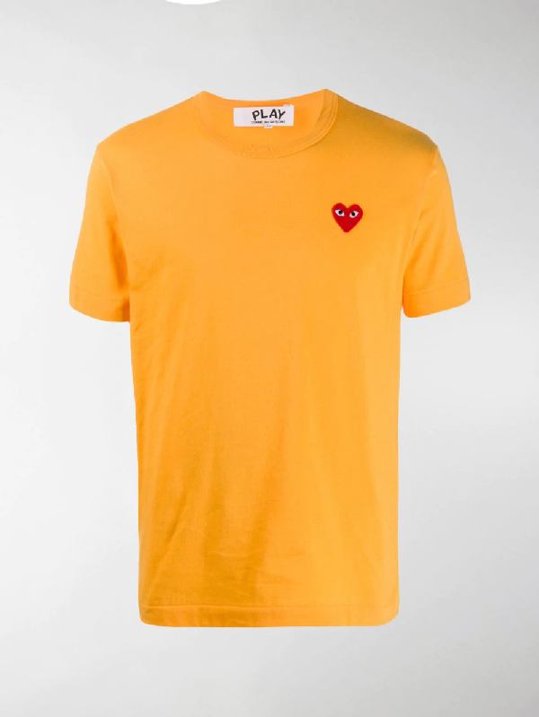 Comme Des Garçons Play 'play Colour Series' T-shirt In Yellow | ModeSens