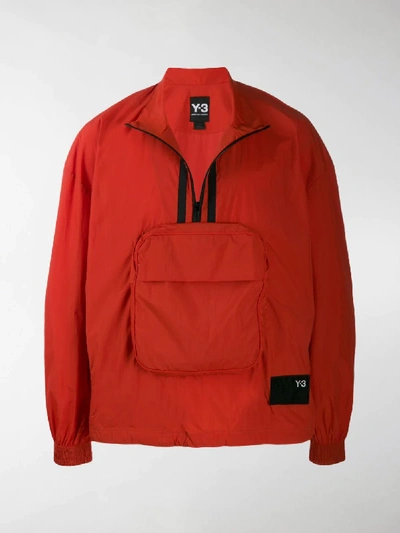 Shop Y-3 Striped Performance Jacket In Orange