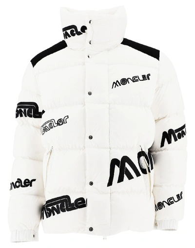 Moncler Genius Moncler 1952 Mare Logo Printed Down Jacket In White |  ModeSens