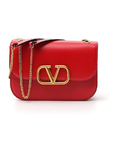 Valentino Garavani Medium VRING Shoulder Bag- Red RW0B0E02SEB JU5