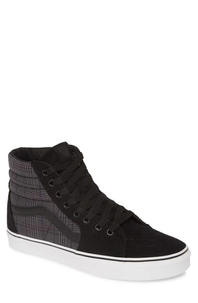 Shop Vans 'sk8-hi' Sneaker In Black/ True White