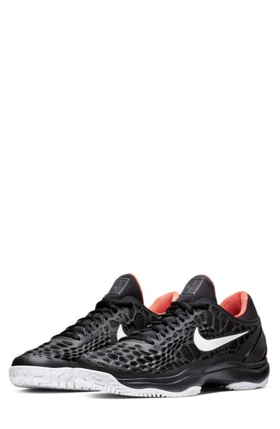 Absoluut Net zo kooi Nike Air Zoom Cage 3 Hc Tennis Shoe In Black/ White/ Gold | ModeSens