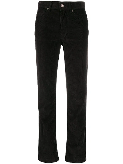 Shop Marc Jacobs Corduroy High Waist Trousers In 灰色