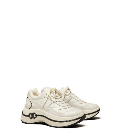 Shop Tory Burch Gemini Link Low-top Platform Sneaker In White