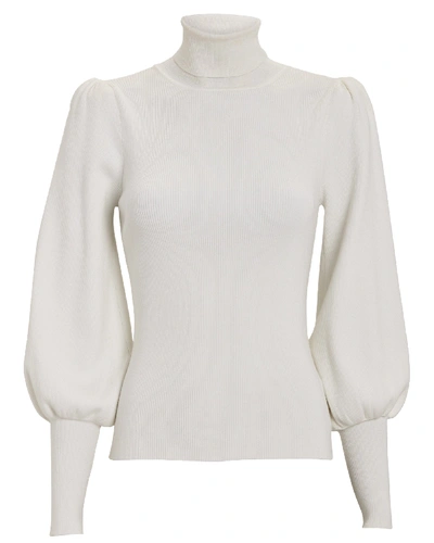 Shop A.l.c . Karla Puff Sleeve Turtleneck In White