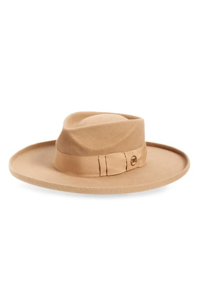 camel wide brim hat