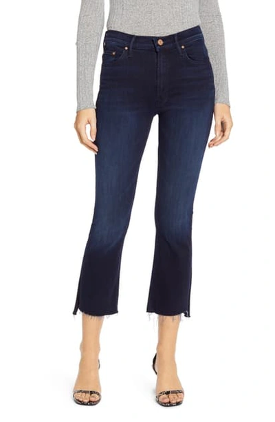 Shop Mother The Insider Step Fray Hem Crop Jeans In After Party