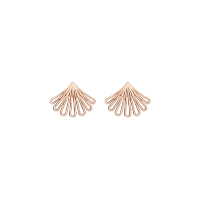 Shop Aurate Deco Fan Gold Earrings
