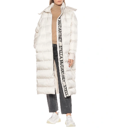 Shop Stella Mccartney Puffer Coat In White