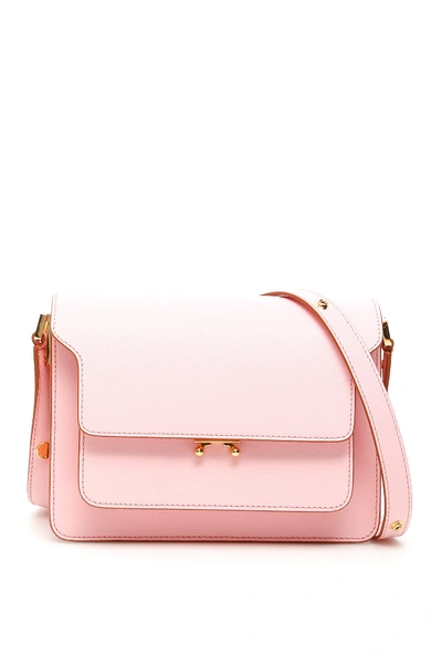 Shop Marni Trunk Bag In Cinder Rose Dune (pink)