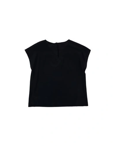 Shop Dolce & Gabbana Toddler Girl Top Black Size 7 Silk, Elastane, Crystal, Polyester