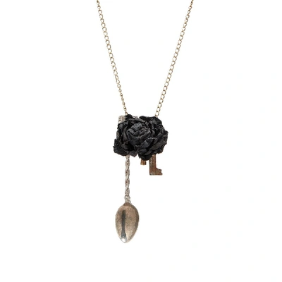 Shop Undercover Spoon Necklace In Silver