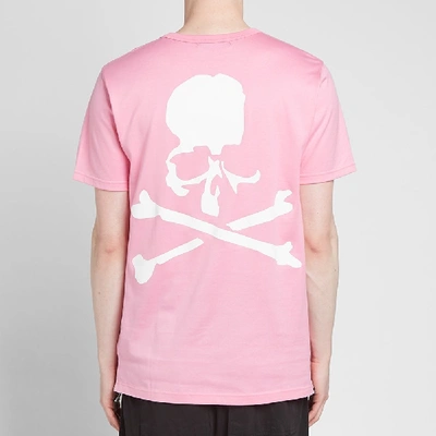 Shop Mastermind Japan Mastermind World Printed Skull Tee In Pink