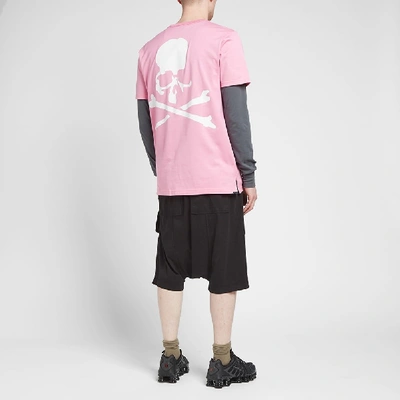 Shop Mastermind Japan Mastermind World Printed Skull Tee In Pink