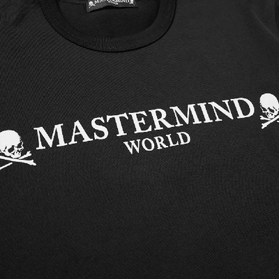 Shop Mastermind Japan Mastermind World Printed Skull Tee In Black