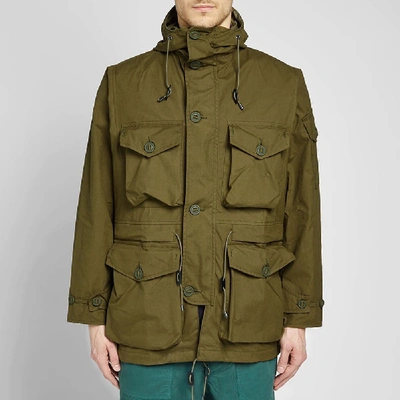 Shop Ark Air Waterproof Smock Jacket In Green