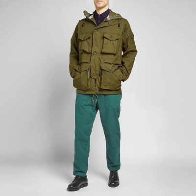 Shop Ark Air Waterproof Smock Jacket In Green