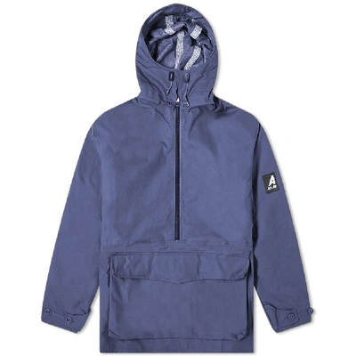 Shop Ark Air Waterproof Hooded Mammoth Jacket In Blue