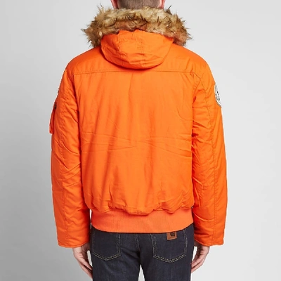 Shop Alpha Industries Ma-1 Polar Jacket Sv In Orange