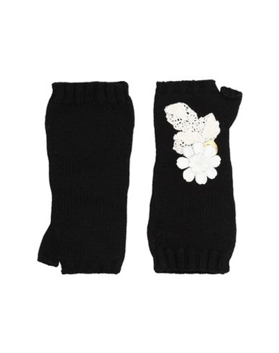 Shop Dolce & Gabbana Gloves In Black