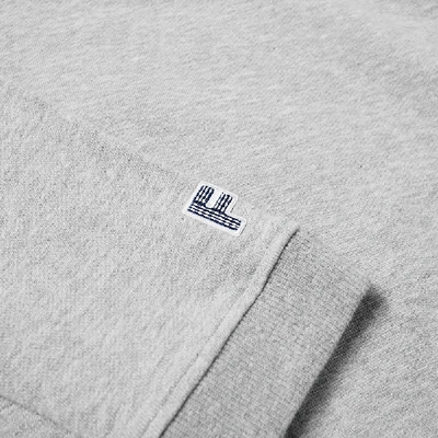 Shop Fdmtl Sashiko Logo Crew Sweat In Grey