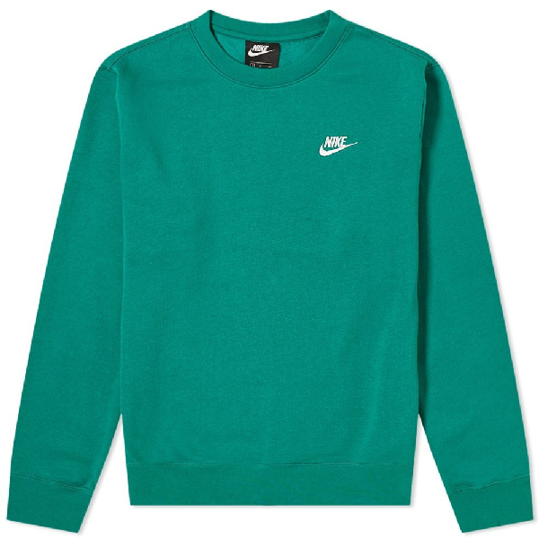 nike green crew neck
