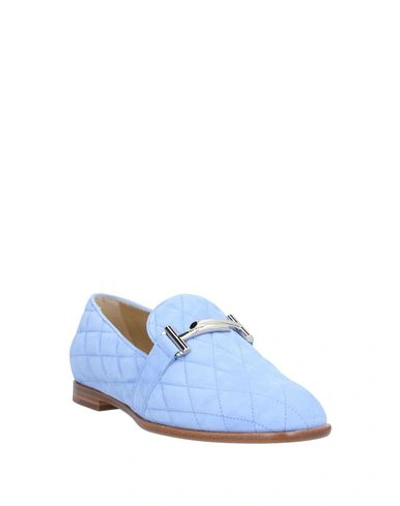 Shop Tod's Loafers In Lilac