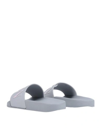 Shop Valentino Sandals In Light Grey