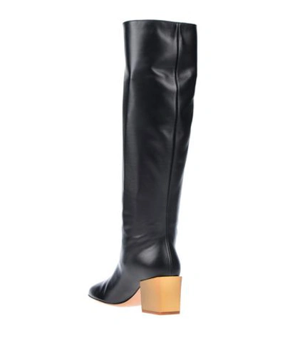 Shop Ferragamo Woman Boot Black Size 4.5 Calfskin