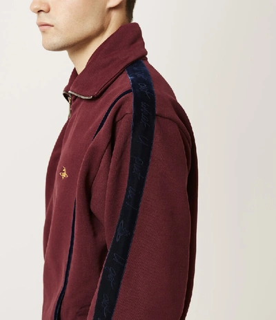 Shop Vivienne Westwood Tracksuit Jacket Bordeaux