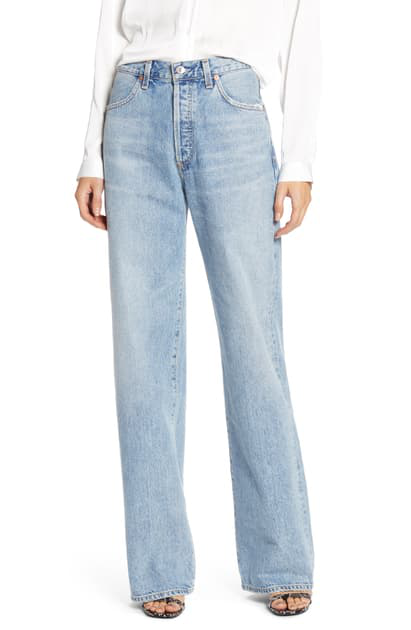 Citizens Of Humanity Annina High Waist Trouser Jeans In Blue Mirage ...