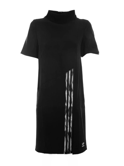 Shop Adidas Originals Black Polyester Dress