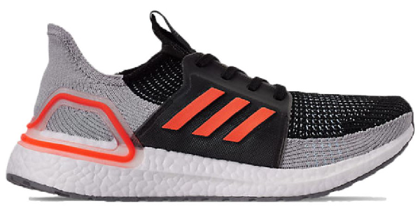 black and orange ultra boost