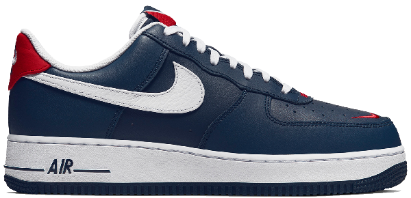 air force 1 white navy red