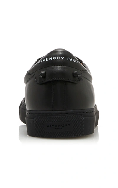 Shop Givenchy Urban Street Leather Sneaker In Black