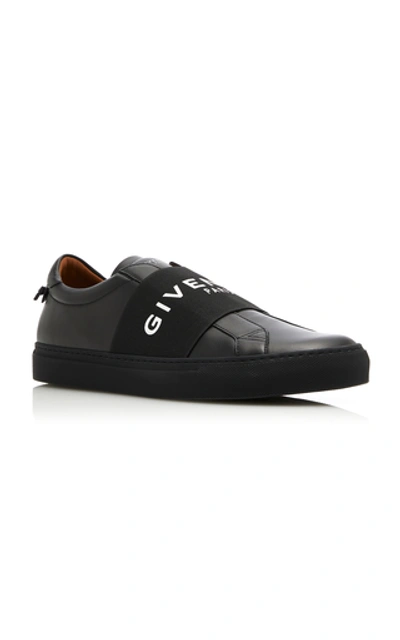 Shop Givenchy Urban Street Leather Sneaker In Black