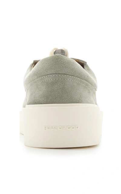 Shop Fear Of God Low-top Suede Sneakers In Grey