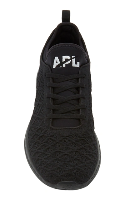 Shop Apl Athletic Propulsion Labs Techloom Phantom Mesh Sneakers In Black