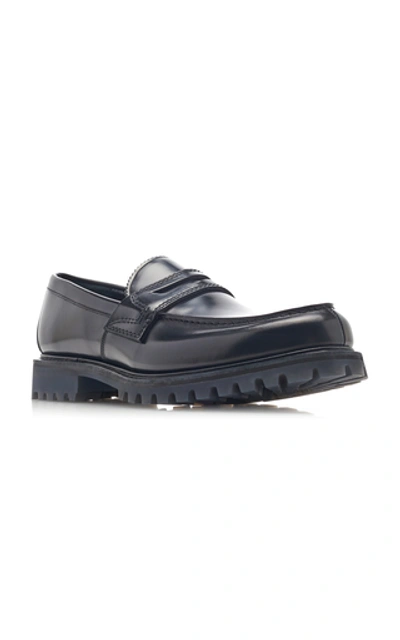 Shop Church's Capstone Leather Penny Loafers In Black