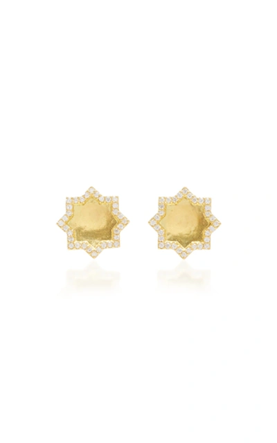 Shop Amrapali 18k Gold And Diamond Earrings