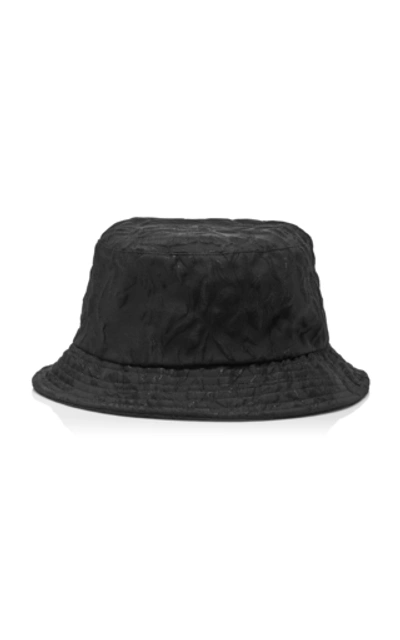 Shop Avenue Grover Metallic Jacquard Bucket Hat In Black