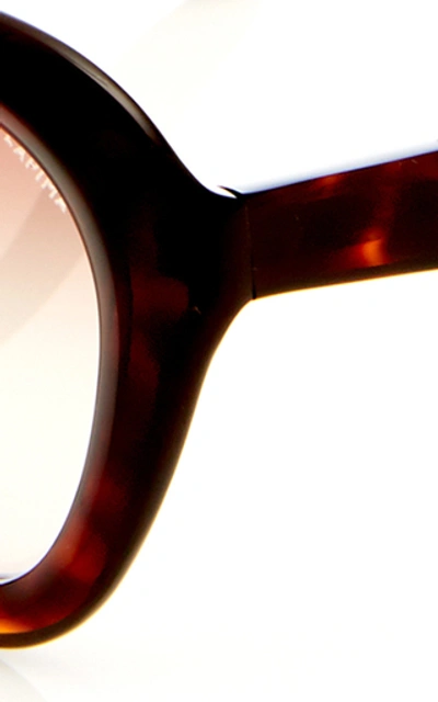 Shop Lapima Rita Cat-eye Acetate Sunglasses In Brown