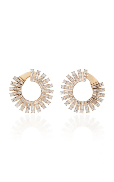 Shop Anita Ko Ava Diamond Earrings In Pink
