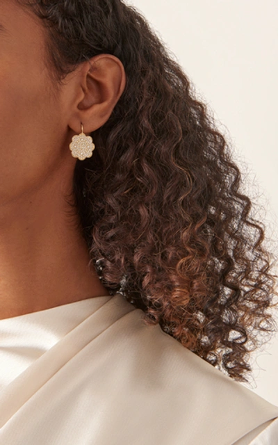 Shop Ashley Mccormick Amelie 18k Gold Diamond Earrings