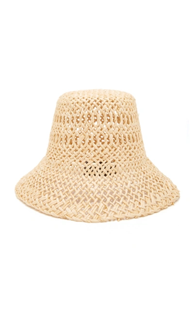 Shop Lola Hats Vallauris Woven Paper Hat In Neutral