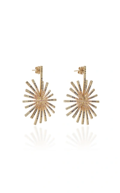 Shop Madhuri Parson Starburst Multi-sapphire Earrings